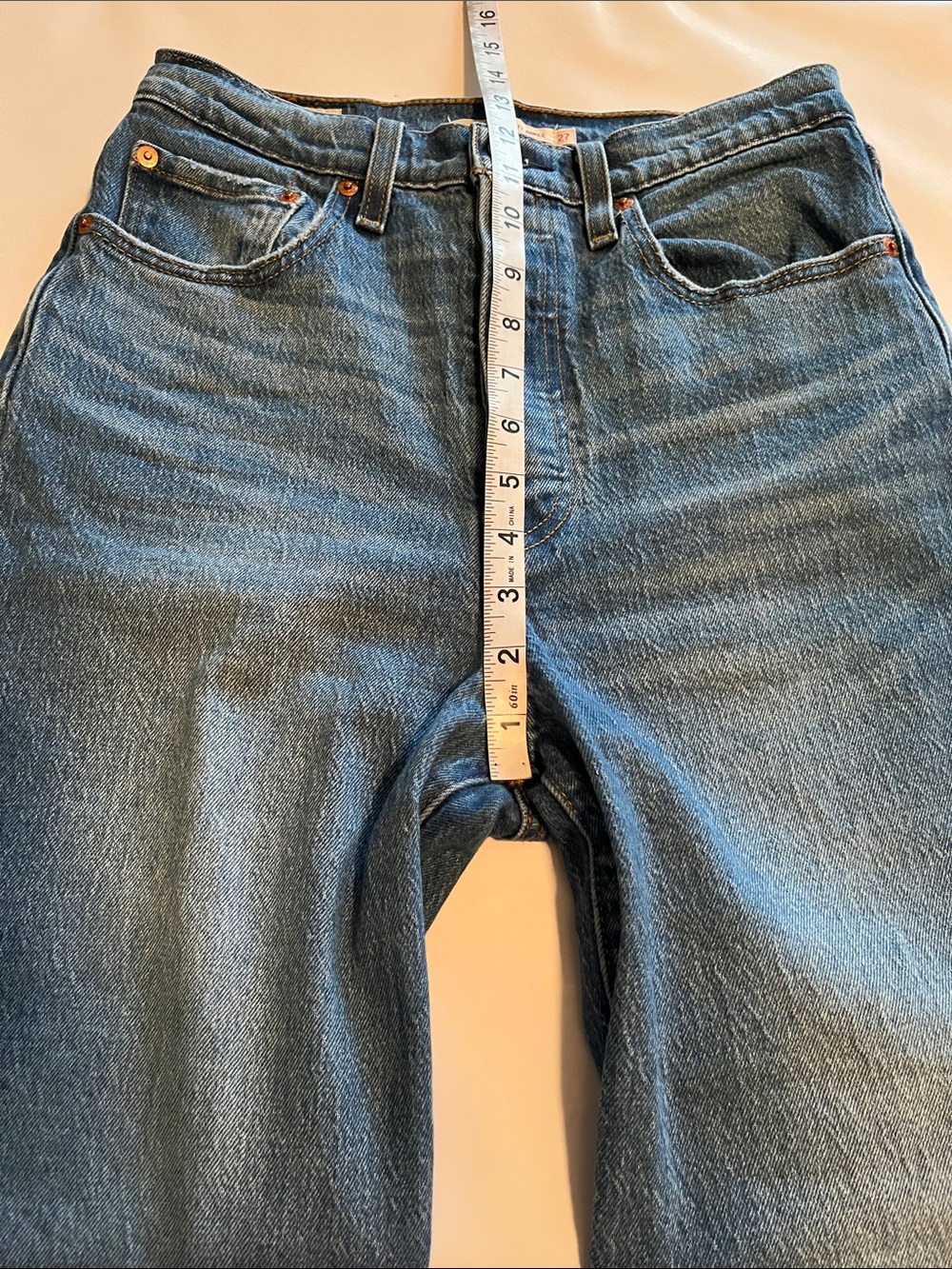 Levi’s Ribcage Straight Ankle High Rise Size 27 - Picture 6 of 16